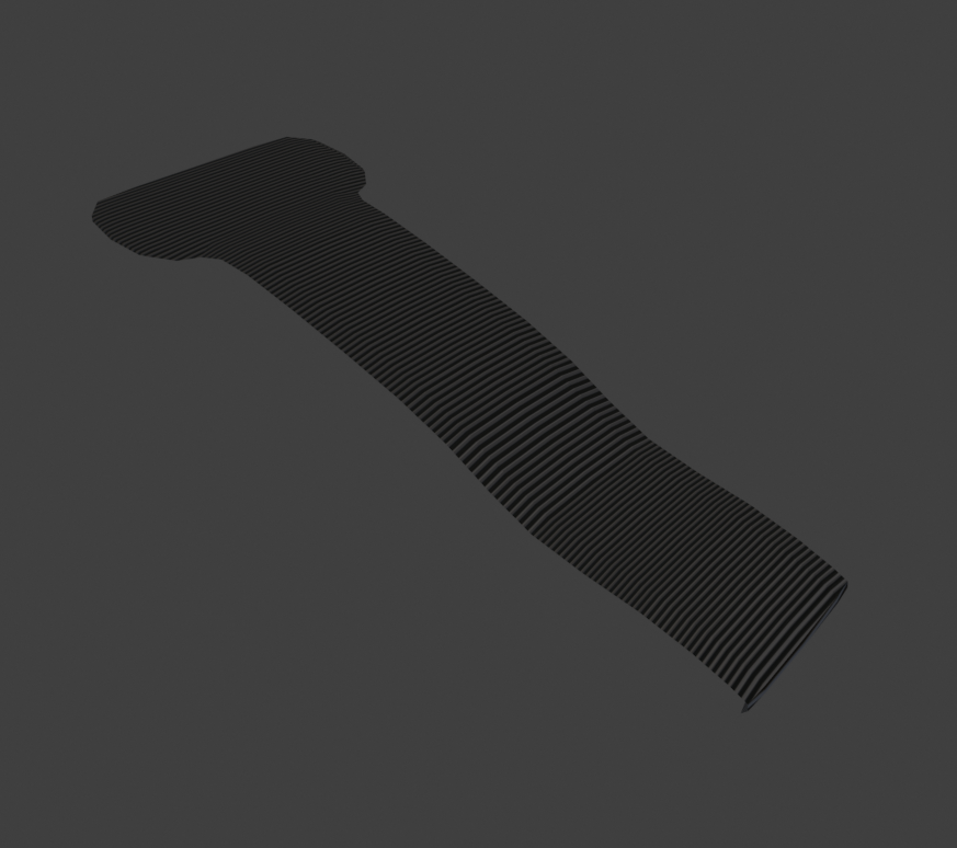 Subdivided and Textured Strap