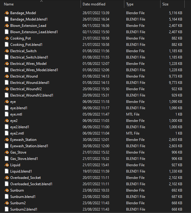 Blender File Organisation