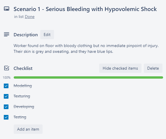 Scenario Breakdown