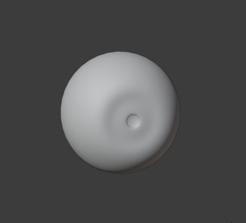 Sculpted Sphere into Eye Shape