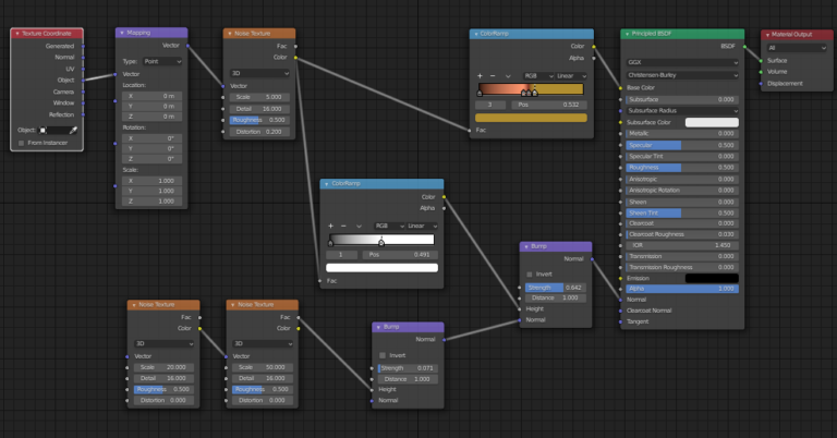 Rust Texture Node Tree